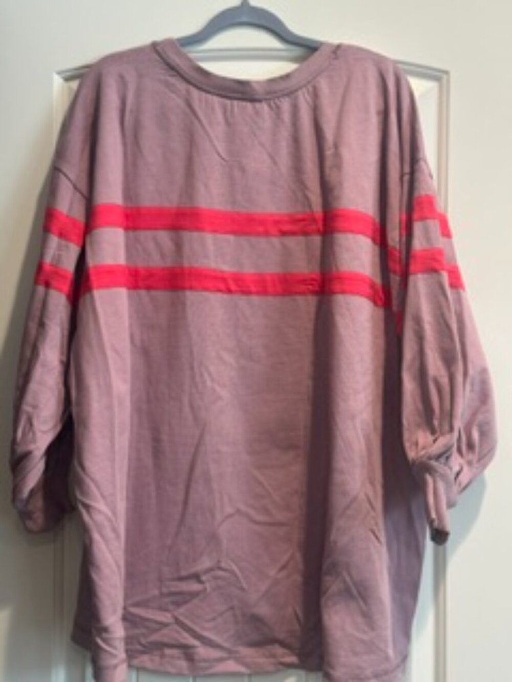 NWOT Free People Post Up Layer Top Purple size- MEDIUM - Picture 5 of 5
